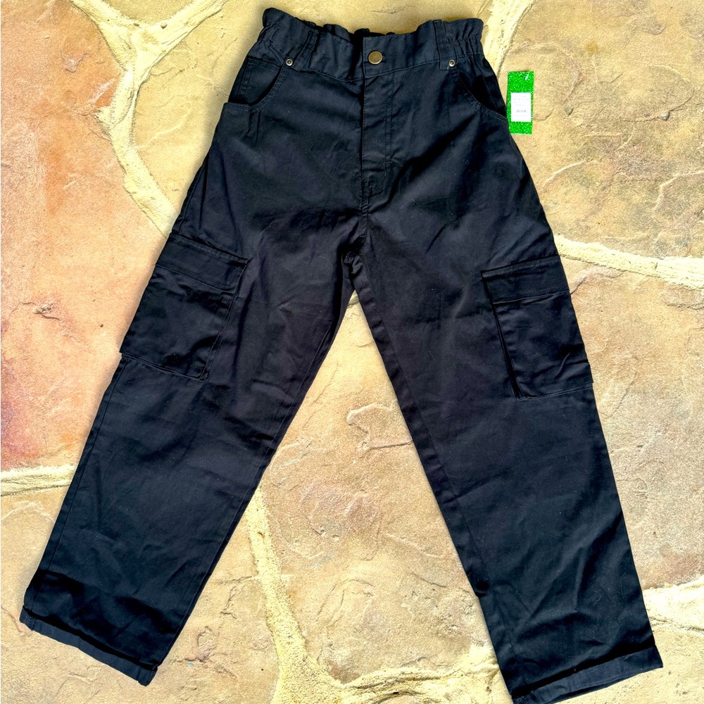 Green Goddess, Black, Cargo, Twill, Pants, Size 5